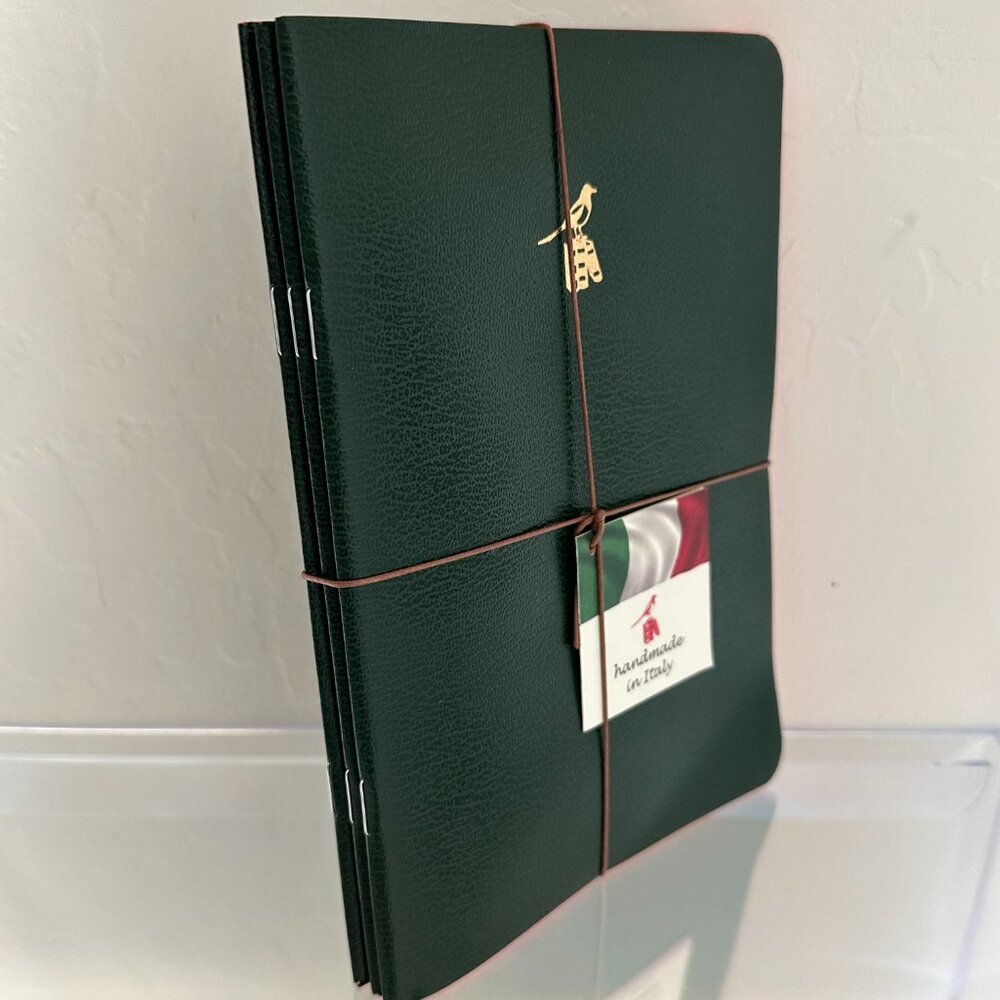 Bieffe Hand Made ITALY Stationary Journal Diary Notebook Agenda Sketch Book set3